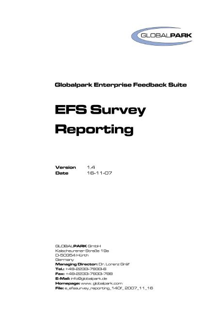 Download Efs Survey Reporting