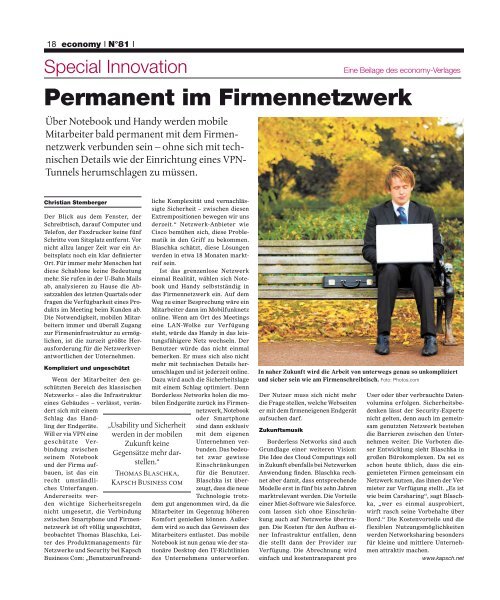 Komplette Ausgabe als Heft laden - economyaustria