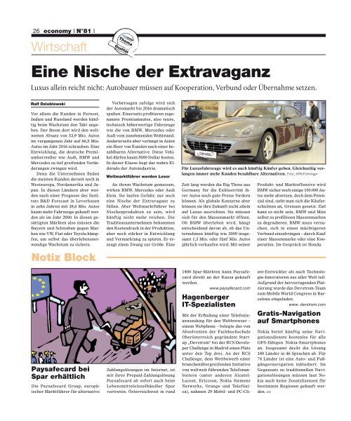 Komplette Ausgabe als Heft laden - economyaustria