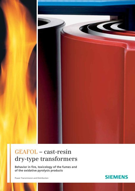 GEAFOL – cast-resin dry-type transformers - Siemens Energy