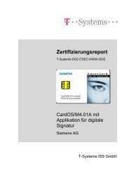 Zertifizierungsreport - t-systems-zert.com