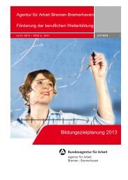 Bildungszielplanung 2013 - bremer und bremerhavener arbeit