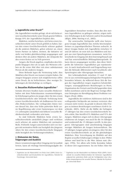 [PDF] Jugendsexualität im Wandel der Zeit (2009) - Jugendarbeit.ch