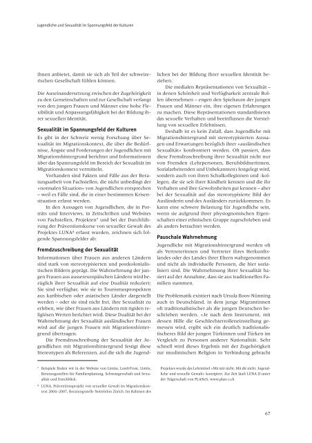 [PDF] Jugendsexualität im Wandel der Zeit (2009) - Jugendarbeit.ch