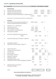 EUROFOX Ausstattung und Preise 2010 - Avionic - Aerodynamic ...