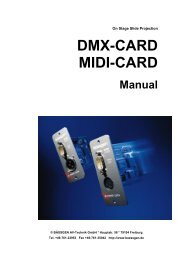 DMX-CARD MIDI-CARD - Baessgen