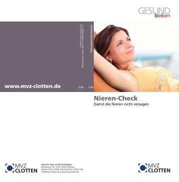 Nieren-Check - Labor Clotten