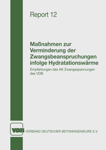 Report 12 - Verband Deutscher Betoningenieure