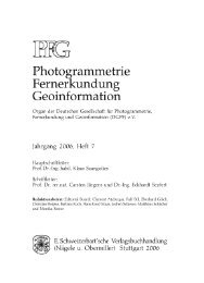 Photogrammetrie Fernerkundung Geoinformation - DGPF