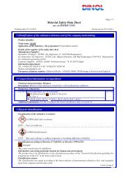 Material Safety Data Sheet - DINOL