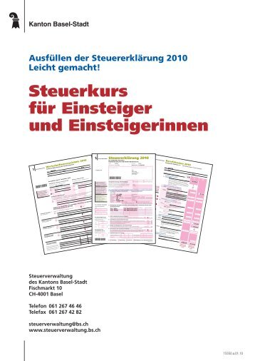 Steuerkurs für Einsteiger - Steuerverwaltung Basel-Stadt - Kanton ...