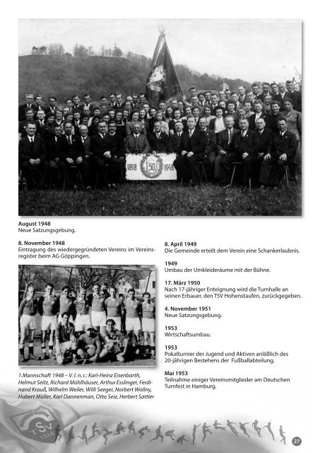 125 Jahre abcdef - TSV Hohenstaufen