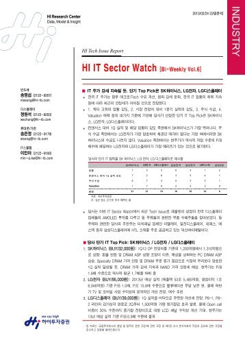 HI IT Sector Watch