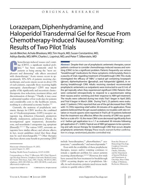 Diphenhydramine haloperidol and metoclopramide lorazepam
