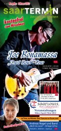Joe Bonamassa Joe Bonamassa - erlebnistermin