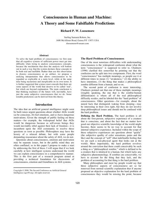 A Framework for Evaluating Early-Stage Human - of Marcus Hutter