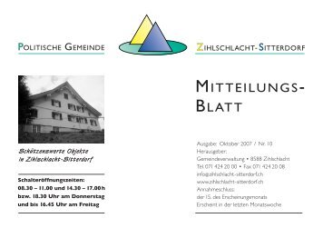 Oktober 2007.pdf - Gemeinde Zihlschlacht-Sitterdorf