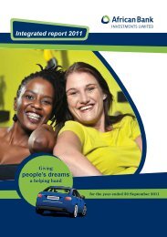 Full integrated annual report - African Bank - Investoreports