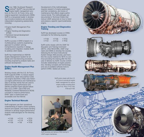 Engine Health Management - Southwest Research Institute