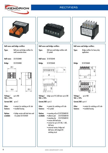 ACCESSORY LINE catalogue - Kendrion Binder