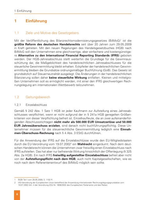 Bilanzrechtsmodernisierungsgesetz - ralph ehmann