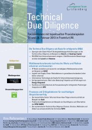 Technical Due Diligence - FAPS