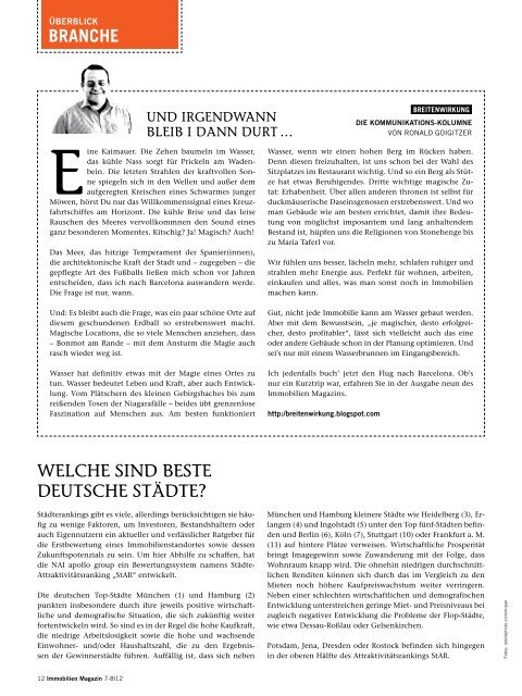 InselshoppIng - Immobilien Magazin