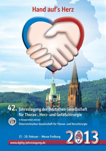 Hand auf's Herz - Deutschen Gesellschaft für Thorax-, Herz