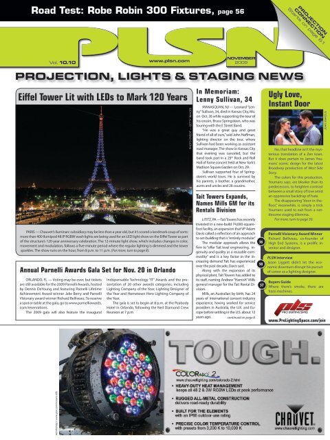 Menda City Council color Eiffel Tower Lit with LEDs to Mark 120 Years - PLSN.com