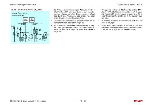 Betriebsanleitung NLG5 - Brusa Elektronik AG