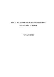 fiscal rules and fiscal outcomes in emu theory and evidence peter ...