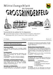 Mitteilungsblatt - Großrinderfeld