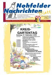 Amtliches Bekanntmachungsblatt der Gemeinde Nohfelden N ...