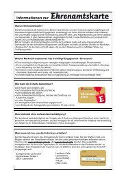 Informationen zur Ehrenamtskarte - Samtgemeinde Lachendorf