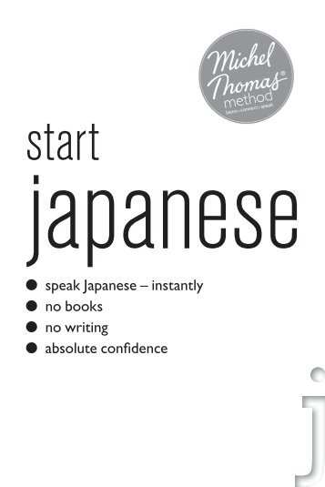 START JAPANESE.pdf - Michel Thomas