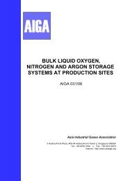 Bulk liquid oxygen, nitrogen and argon storage systems - AIGA