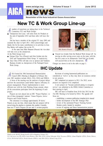 New TC & Work Group Line-up - AIGA