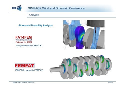 SIMPACK Wind and Drivetrain Conference