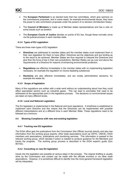 environmental legislation applicable to industrial gases ... - eiga