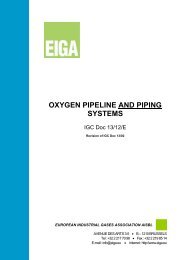 OXYGEN PIPELINE AND PIPING SYSTEMS - eiga