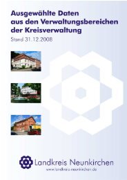 Verwaltungsbericht 2008 - Landkreis Neunkirchen