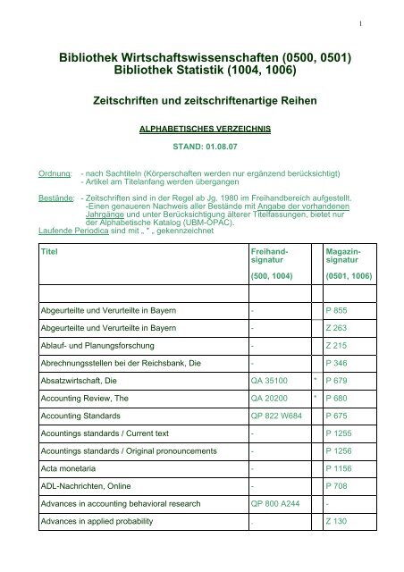 Bibliothek Statistik (1004, 1006)