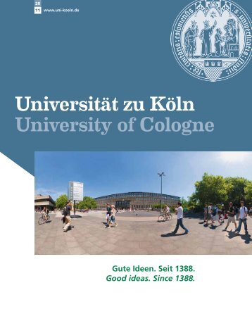 Uni-Imagebroschüre (PDF) - Universität zu Köln