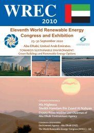 Eleventh World Renewable Energy Congress and Exhibition