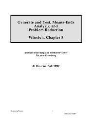Generate and Test, Means-Ends Analysis, and Problem Reduction ...