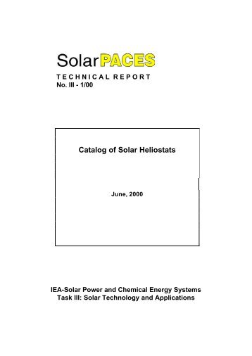 Catalog of solar heliostats - fik - fika.org!