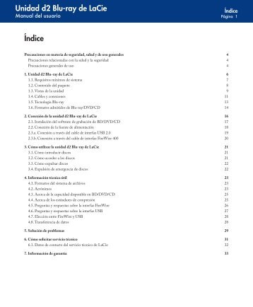 Manual de uso - LaCie