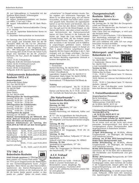 Amtsblatt Der Gemeinde Bobenheim-Roxheim