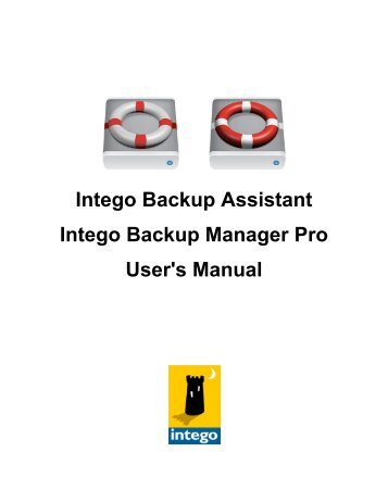 Intego Backup Assistant Intego Backup Manager Pro User's ... - LaCie