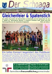 Gleichenfeier & Spatenstich - Gemeinde Deutsch Schützen Eisenberg